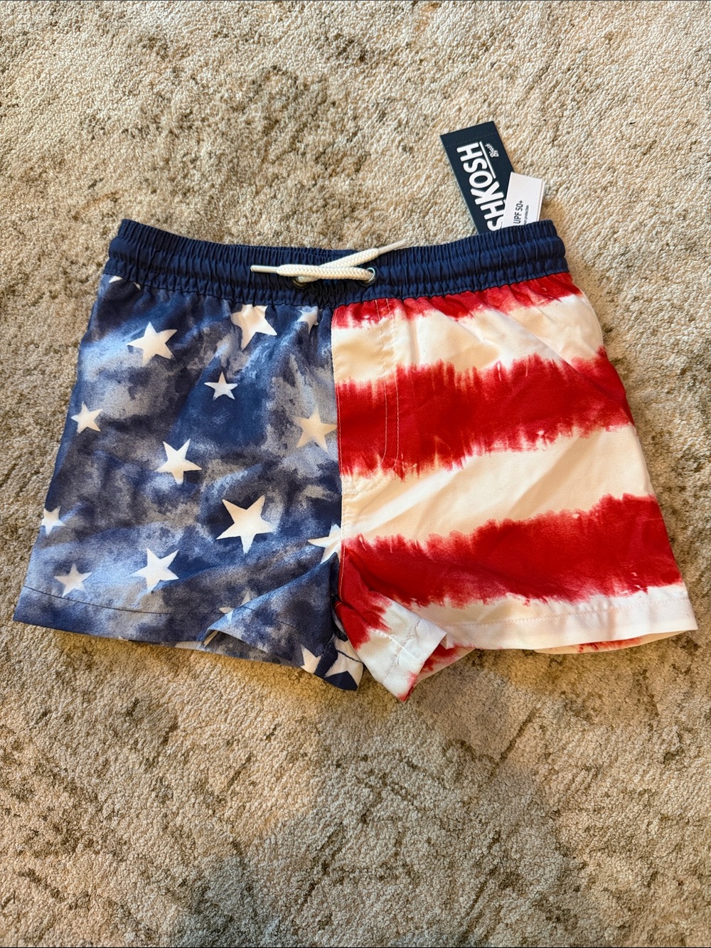OshKosh B'gosh Red, White & Blue Stars & Stripes Swim suit